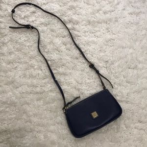 Small blue Dooney and Bourke purse.